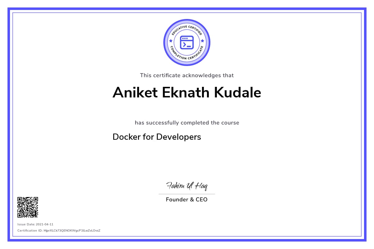Personalized Path Certificate