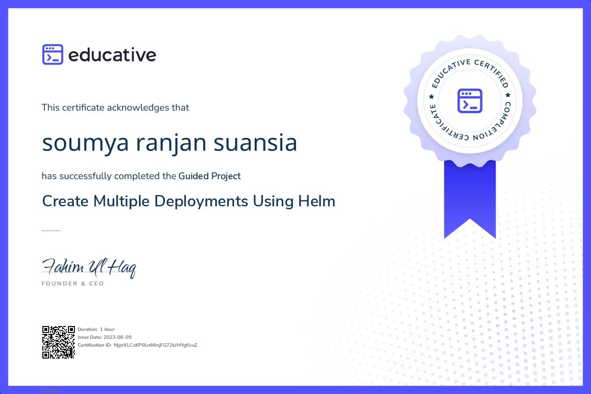 Project Certificate
