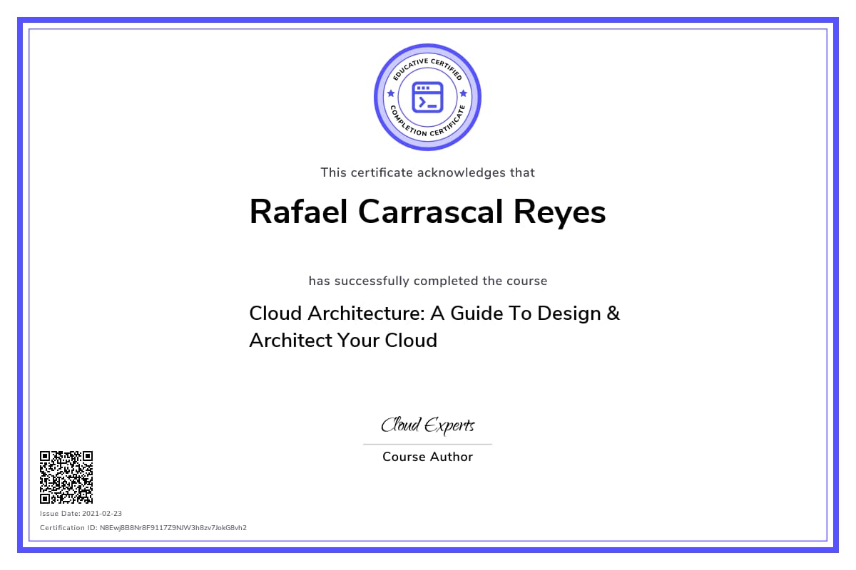Personalized Path Certificate