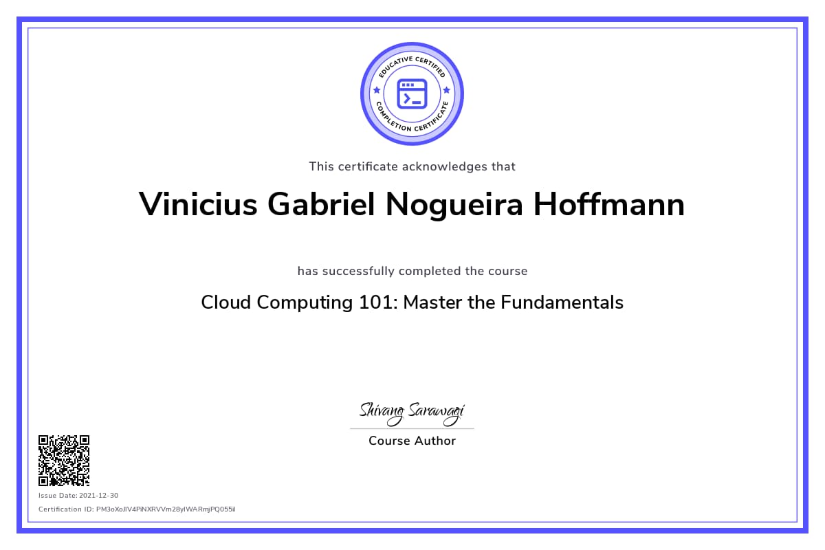 Personalized Path Certificate
