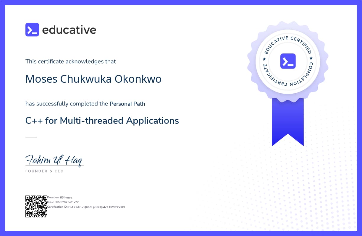 Personalized Path Certificate