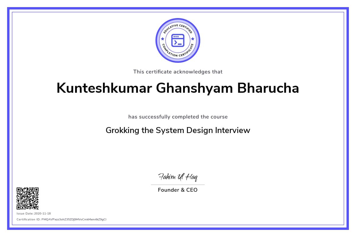 Personalized Path Certificate