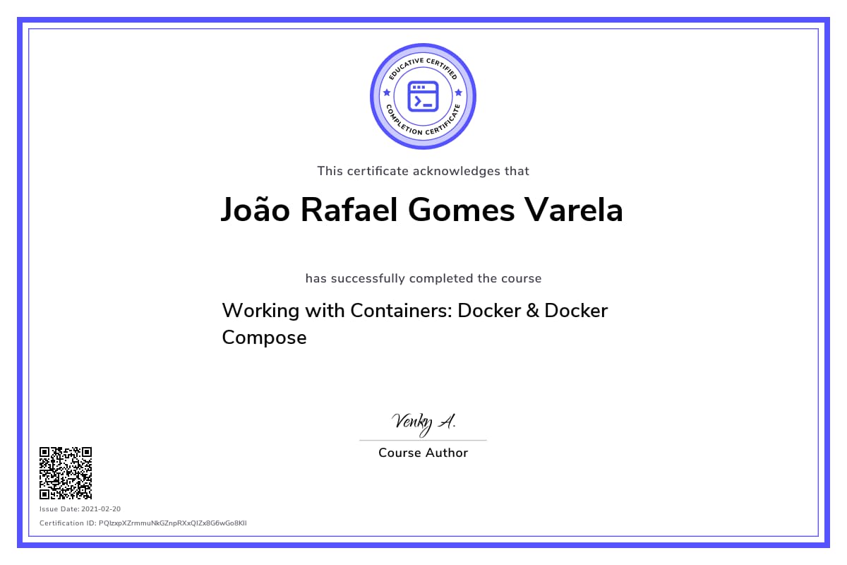 Personalized Path Certificate