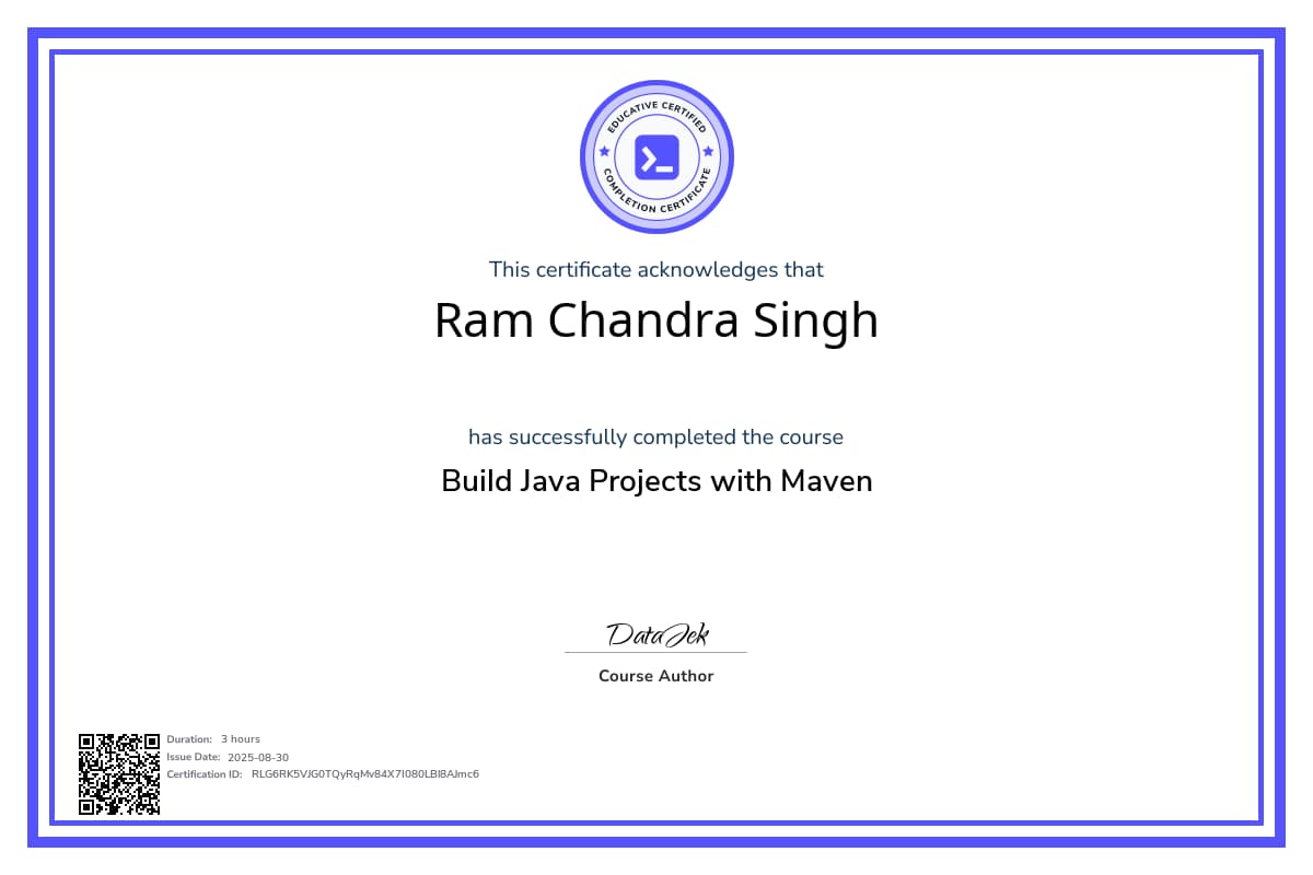 Personalized Path Certificate