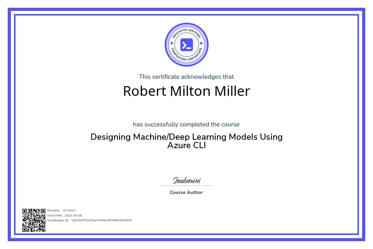 Course Certificate