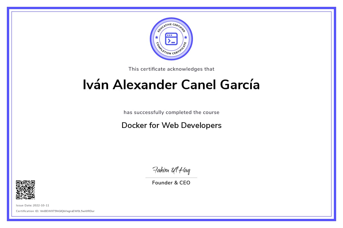 Personalized Path Certificate