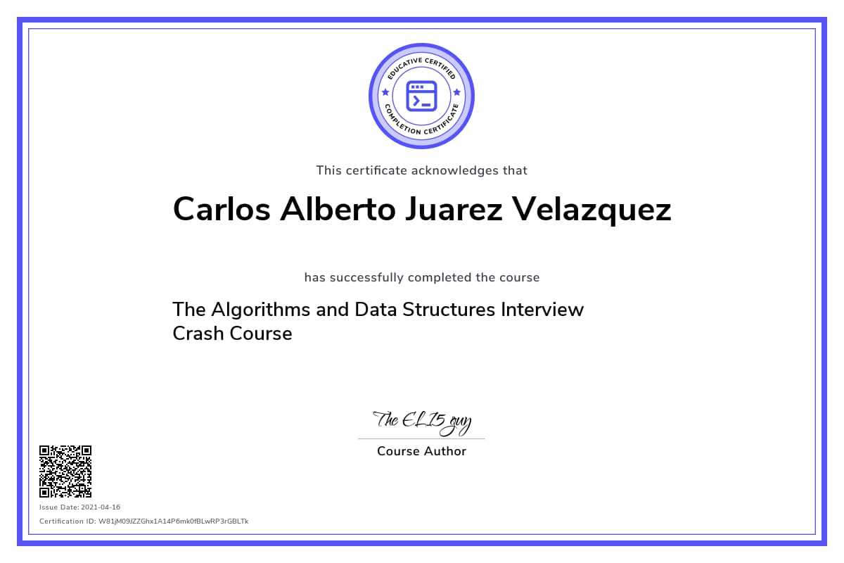 Personalized Path Certificate