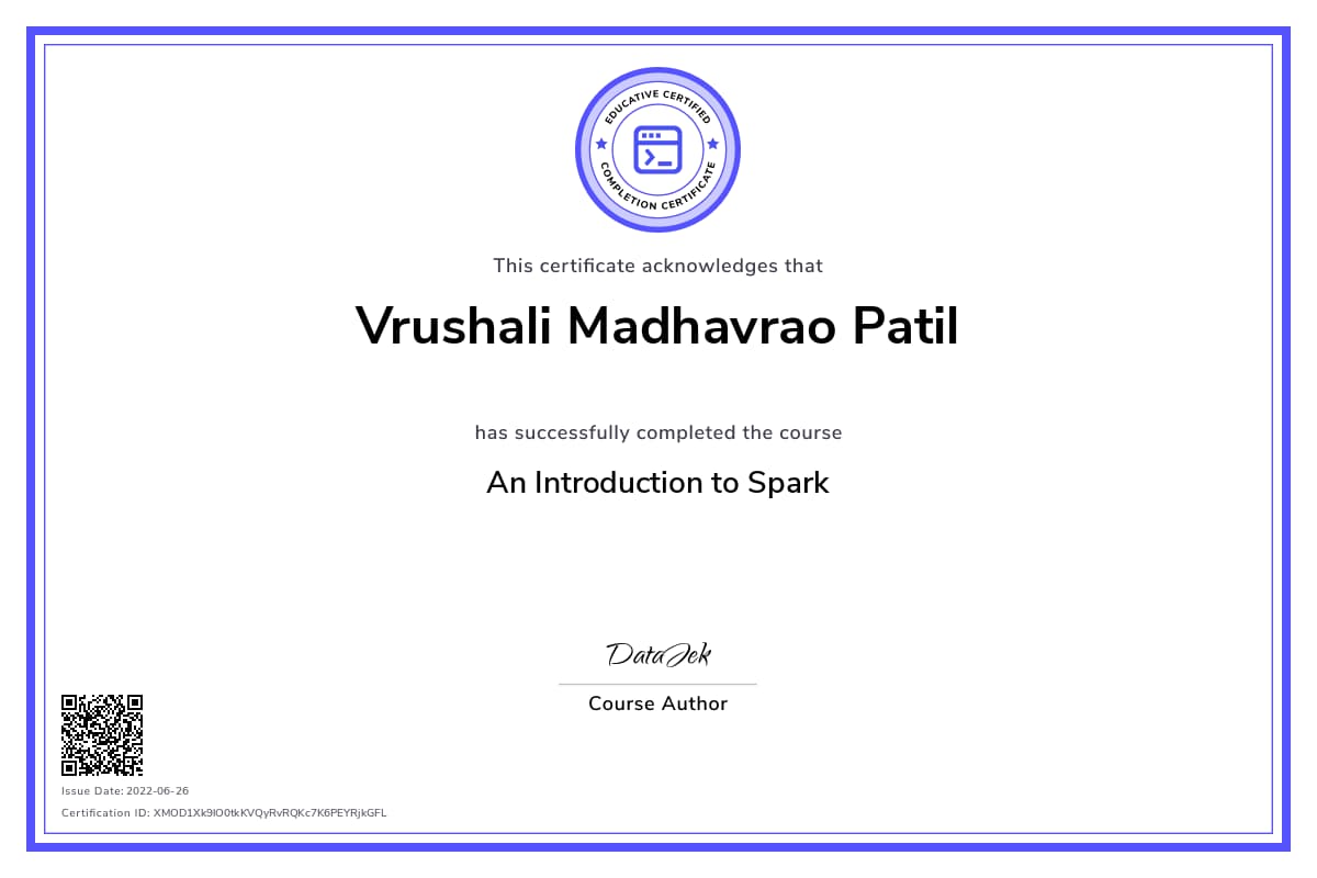 Personalized Path Certificate