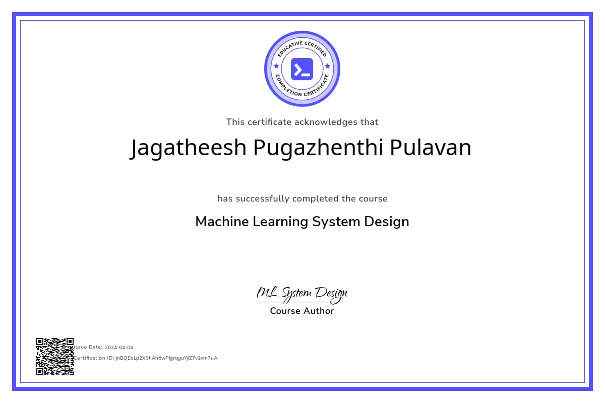 Course Certificate