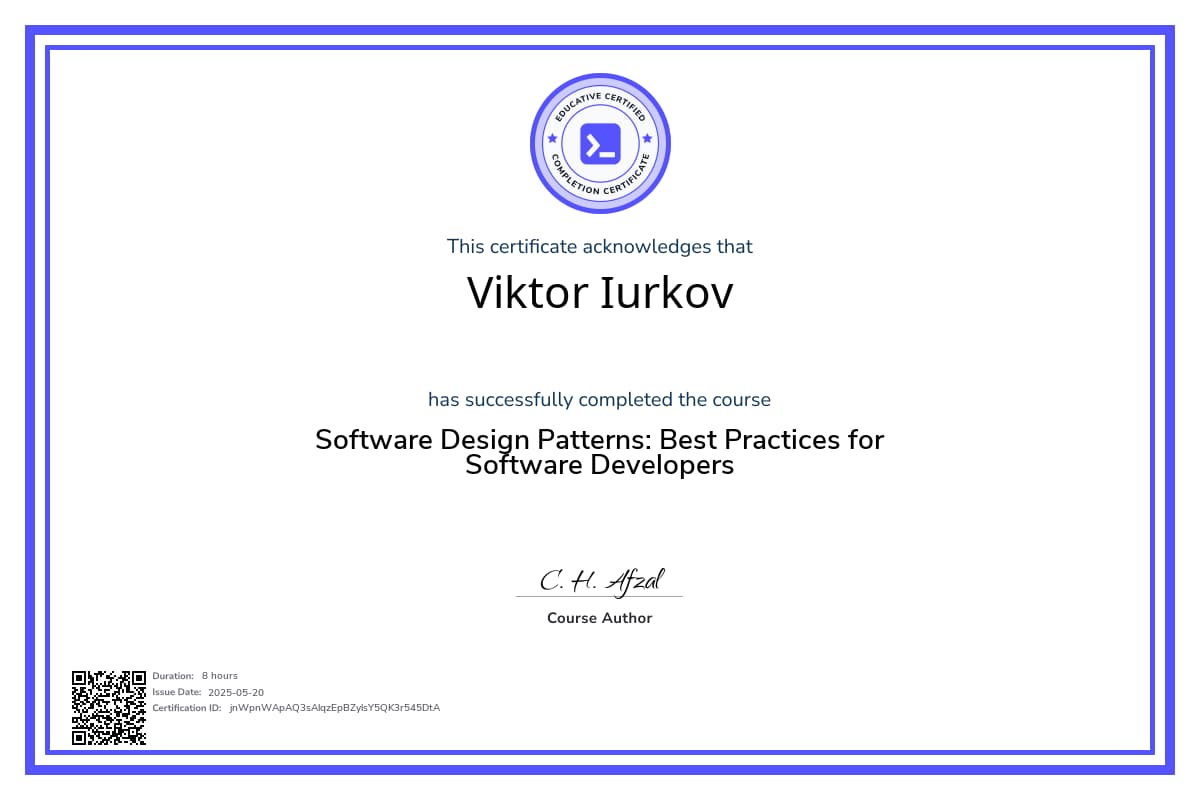 Course Certificate