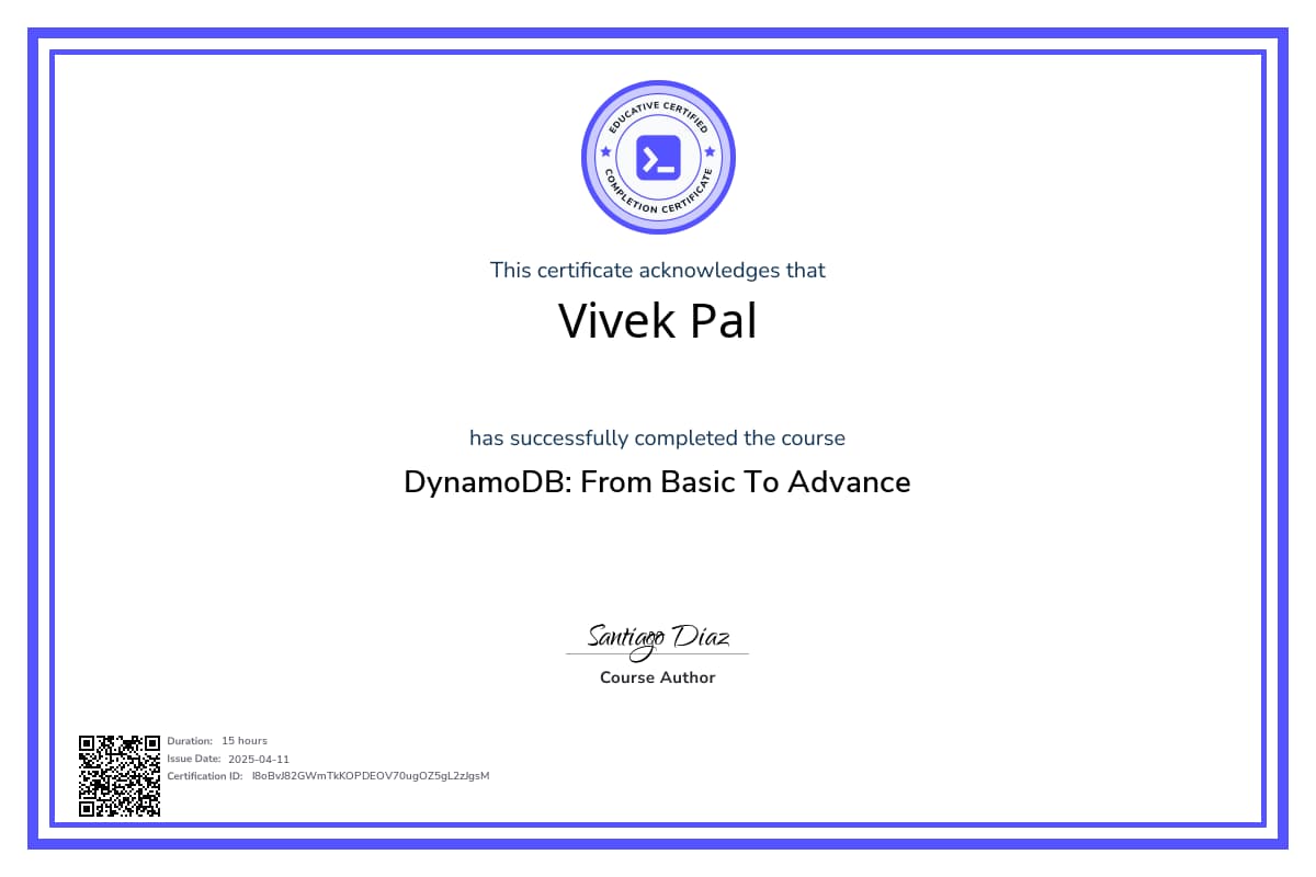 Course Certificate
