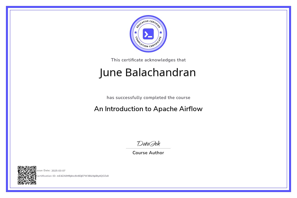 Personalized Path Certificate