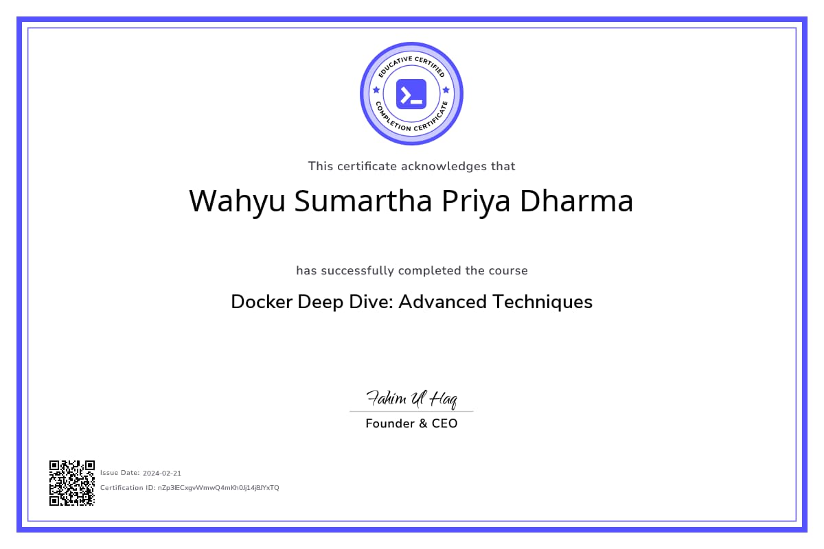 Course Certificate