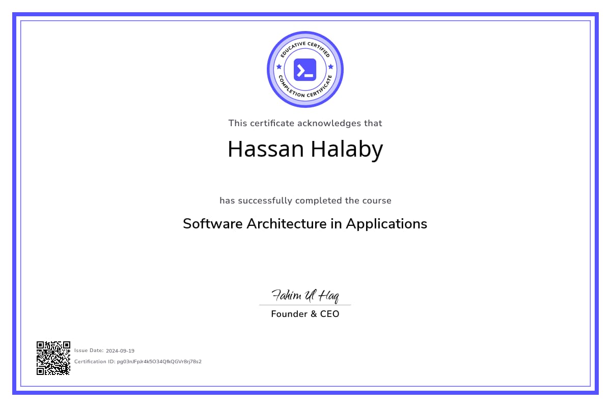 Course Certificate