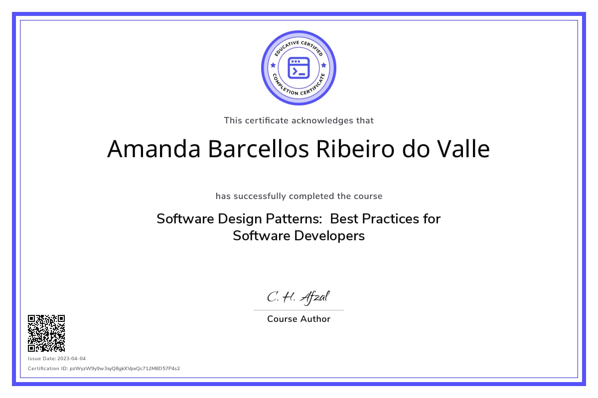 Course Certificate