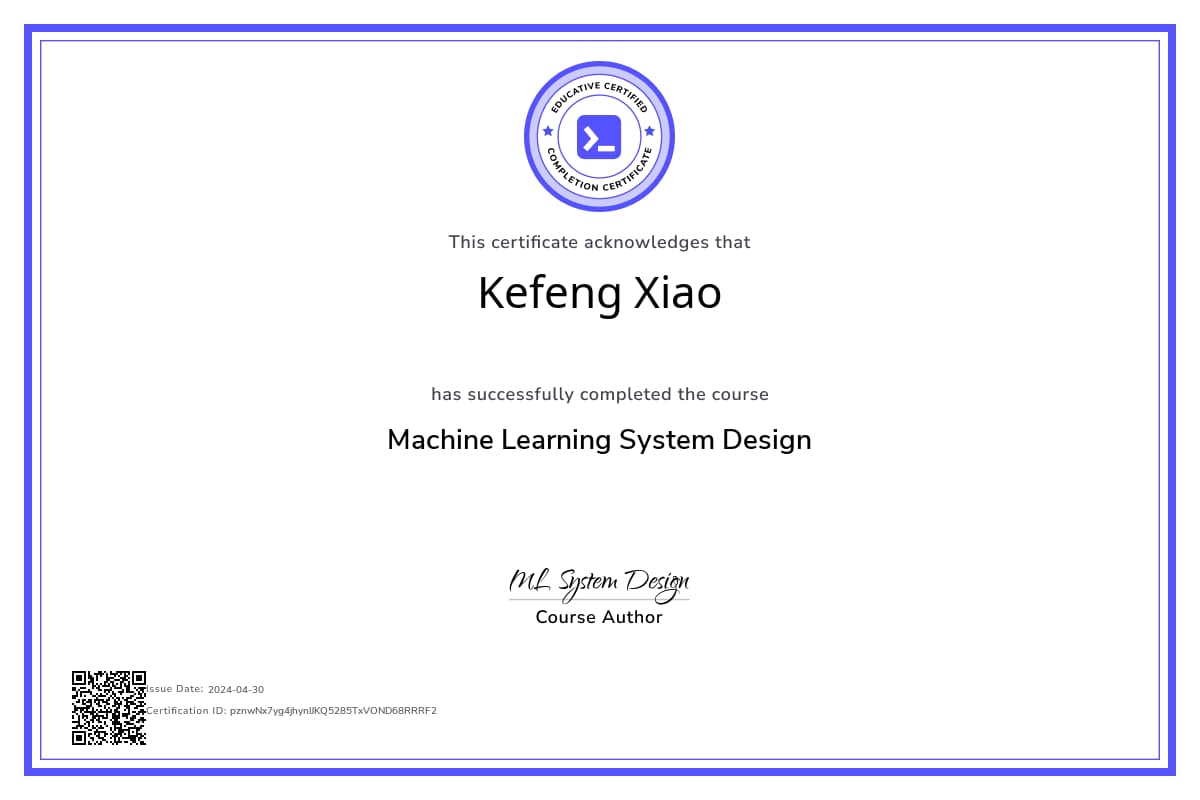 Course Certificate