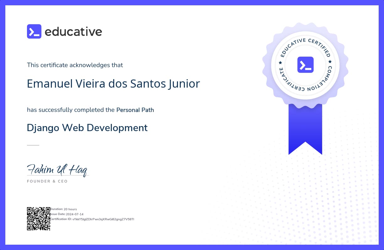 Personalized Path Certificate