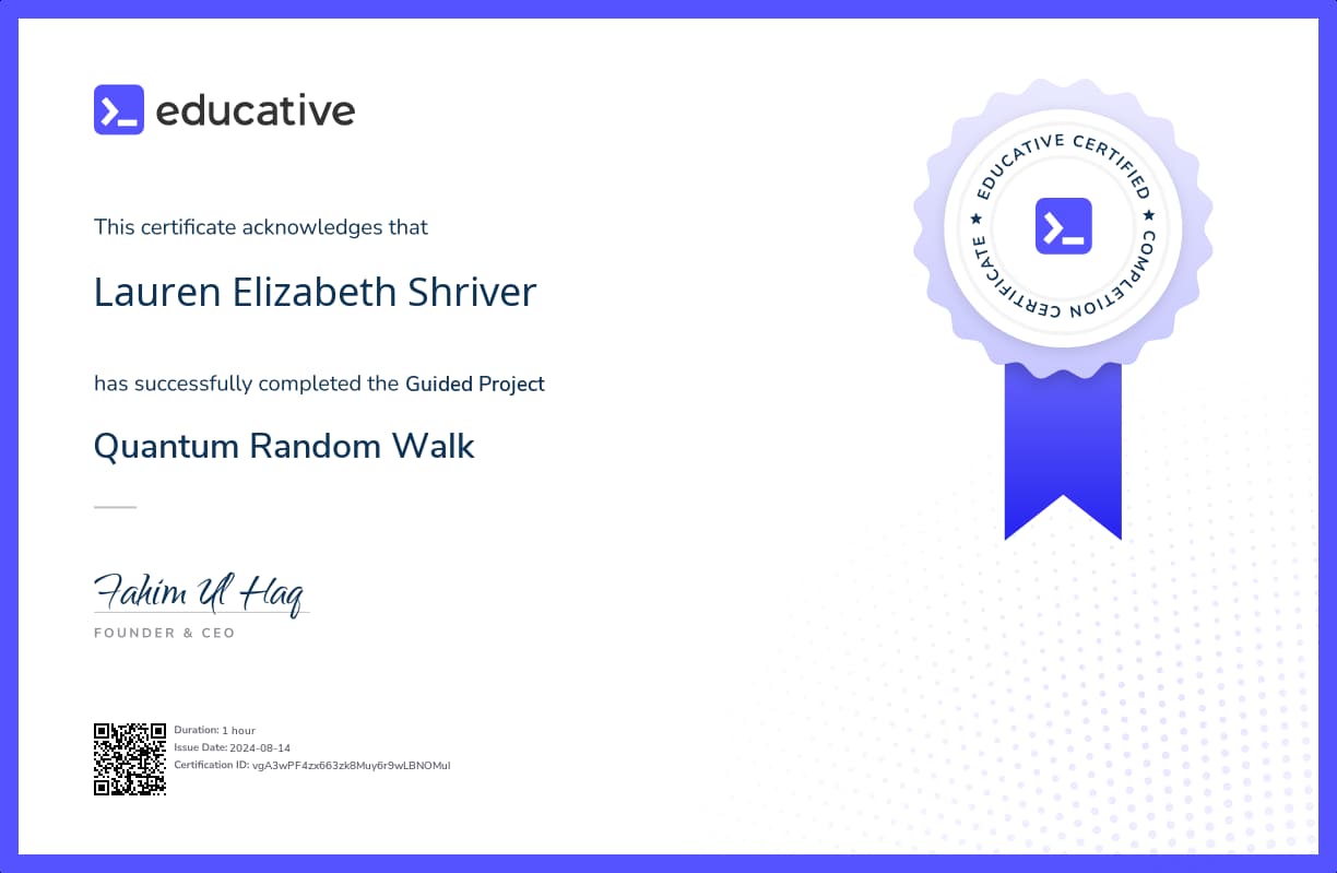 Project Certificate