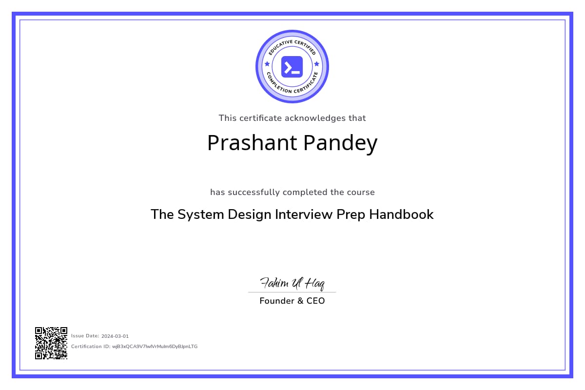 Course Certificate
