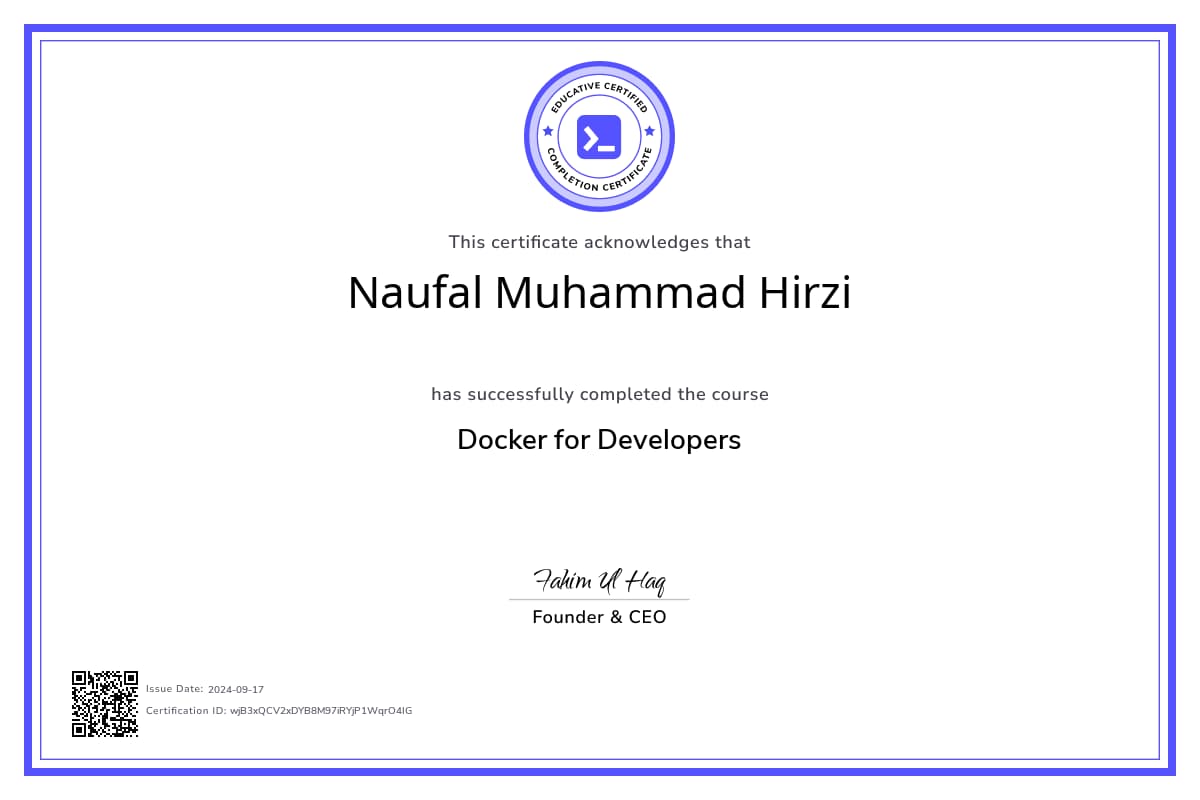 Course Certificate