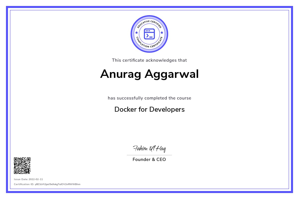 Personalized Path Certificate