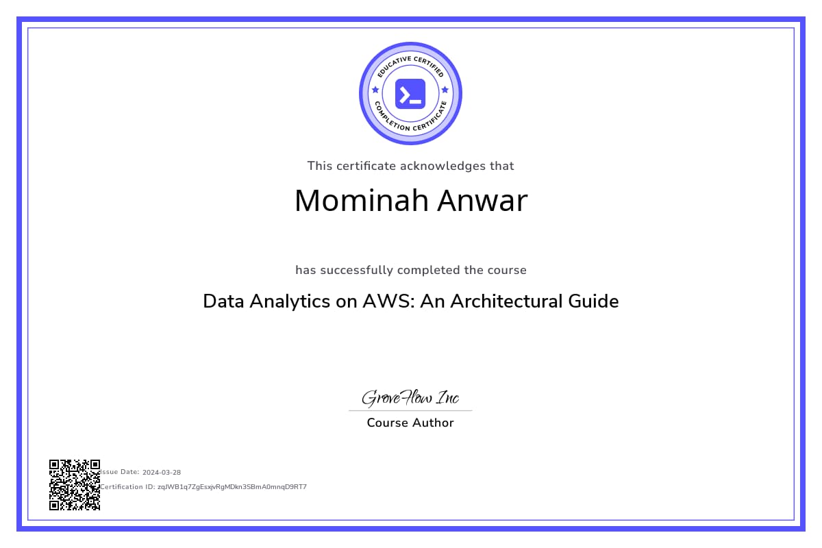 Course Certificate