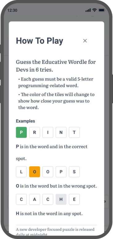 Interactive learning games preview